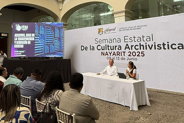 ITAI Nayarit en la semana estatal de la cultura archivistica